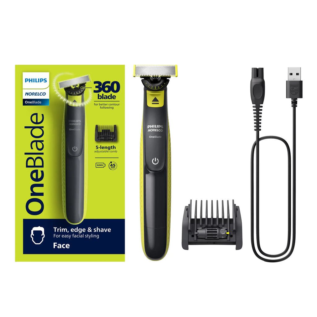 OneBlade 360 Facial Grooming and Intimate Groomer Bundle