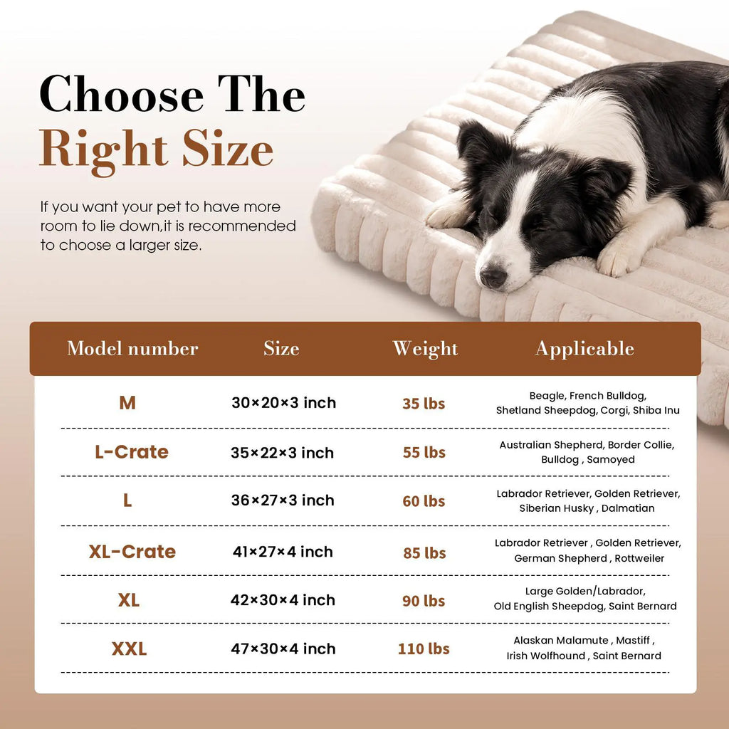 【Sohochic】 Cozila Modern Washable Orthopedic Dog Bed - Egg Crate Foam, Waterproof Liner, Non-Slip Bottom, All-Day Relief, Multi-Size, Weight Distribution for Medium & Large Dogs | Back to School, Camping Essentials