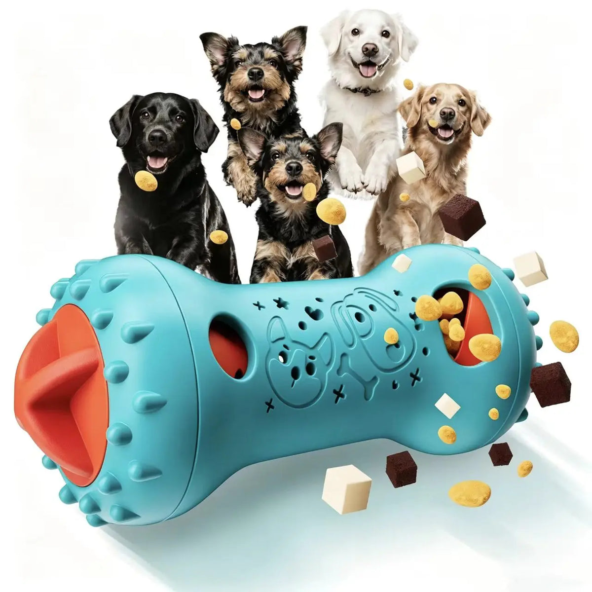 Interactive Treat Dispensing Puzzle Toy for Dogs and Cats - Enrichment and IQ Training for Enhanced Mental Stimulation