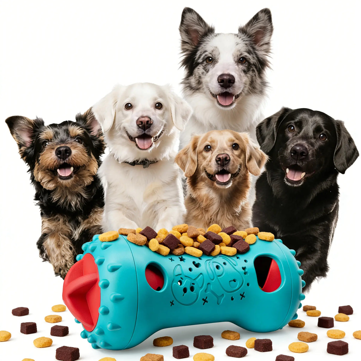 Interactive Treat Dispensing Puzzle Toy for Dogs and Cats - Enrichment and IQ Training for Enhanced Mental Stimulation